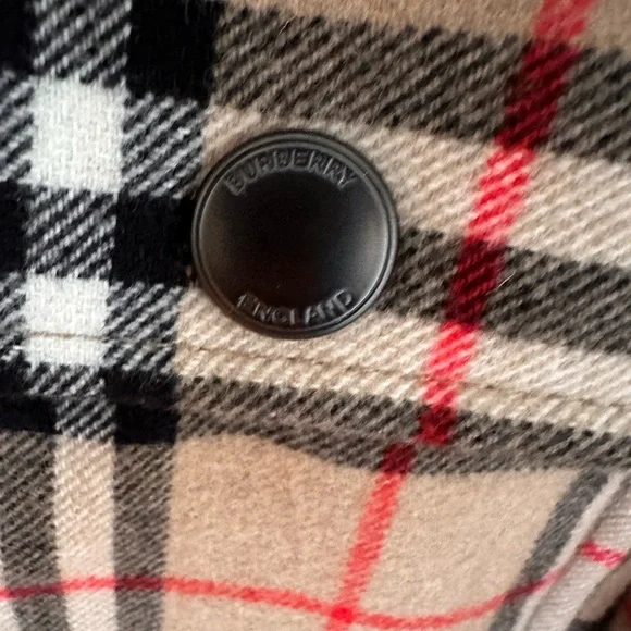 Burberry Vintage Checked Shirt Jacket